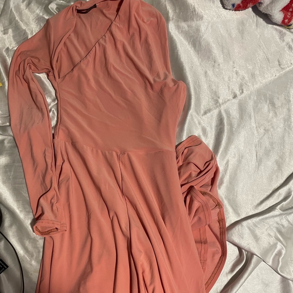 Cut Out Pink Jumpsuit